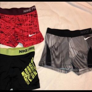 Nike pro shorts